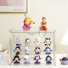 Lade das Bild in den Galerie-Viewer, Creliv Vitrine Stapelbar für Garderobe, Transparent Acryl Schaukasten mit Tür (1-St., 36x26,5x22cm) für Figuren, Modelle, Tasche, Schuhe
