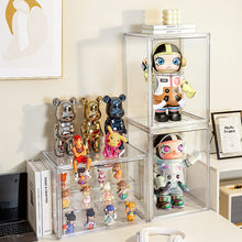 Lade das Bild in den Galerie-Viewer, Creliv Vitrine Stapelbar für Garderobe, Transparent Acryl Schaukasten mit Tür (1-St., 36x26,5x22cm) für Figuren, Modelle, Tasche, Schuhe