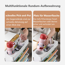 Lade das Bild in den Galerie-Viewer, Creliv Bücherregal Rollregal, Schulanfang, Lernpartner für Arbeitzimmer & Garderobe, Leichtes Bewegen, flexible Anordnung
