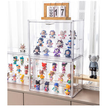 Lade das Bild in den Galerie-Viewer, Creliv Vitrine Stapelbar für Garderobe, Transparent Acryl Schaukasten mit Tür (1-St., 36x26,5x22cm) für Figuren, Modelle, Tasche, Schuhe