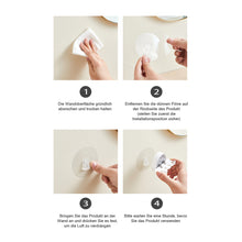 Lade das Bild in den Galerie-Viewer, Creliv Zahnbürstenhalter 2x Tragbares Zahnbürstenhalter Selbstklebend für Badezimmer, (2-St)