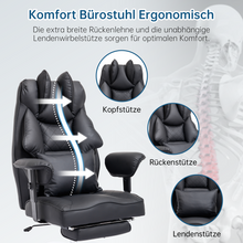 Lade das Bild in den Galerie-Viewer, Ergonomischer XXL-Bürostuhl für Arbeit und Entspannung