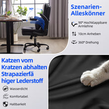 Lade das Bild in den Galerie-Viewer, CRELIV Bürostuhl ergonomisch, Lendenkissen, 125° Wippfunktion, höhenverstellbar, 360° drehbar