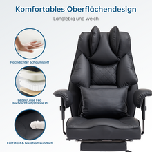 Lade das Bild in den Galerie-Viewer, Ergonomischer XXL-Bürostuhl für Arbeit und Entspannung