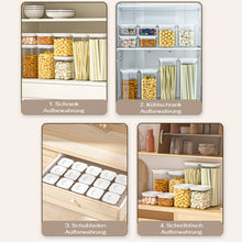 Lade das Bild in den Galerie-Viewer, CRELIV Vorratsdose Vorratsdose mit Geschenkpackung, 5er-Set, großer Speicherplatz für Küchen