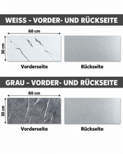 Lade das Bild in den Galerie-Viewer, CRELIV Fliesenaufkleber Klebefliesen Marmoroptik 60 × 30 cm, 10 Stück, selbstklebend, wasserfest und ölabweisend, für Küche und Bad