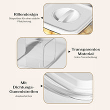 Lade das Bild in den Galerie-Viewer, CRELIV Vorratsdose Vorratsdose mit Geschenkpackung, 5er-Set, großer Speicherplatz für Küchen