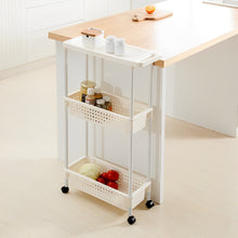 Lade das Bild in den Galerie-Viewer, CRELIV Schieberegal für Küche oder Badezimmer »Rollwagen zur Küchenaufbewahrung und Badezimmer Aufbewahrung