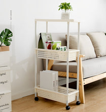 Lade das Bild in den Galerie-Viewer, CRELIV Schieberegal für Küche oder Badezimmer »Rollwagen zur Küchenaufbewahrung und Badezimmer Aufbewahrung