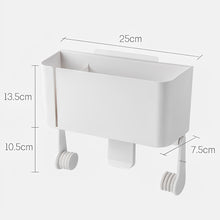 Lade das Bild in den Galerie-Viewer, CRELIV Küchenrollenhalter für Küche » Selbstklebend, Küchenaufbewahrung mit 2x Aufbewahrungsfäche