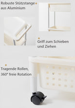 Lade das Bild in den Galerie-Viewer, CRELIV Schieberegal für Küche oder Badezimmer »Rollwagen zur Küchenaufbewahrung und Badezimmer Aufbewahrung