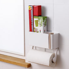 Lade das Bild in den Galerie-Viewer, CRELIV Küchenrollenhalter für Küche » Selbstklebend, Küchenaufbewahrung mit 2x Aufbewahrungsfäche