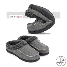 Lade das Bild in den Galerie-Viewer, GOOD MOTION »Winter Hausschuhe, Hüttenschuhe, Pantoffeln für Garderobe« Plüsch Hausschuhe rutschfest