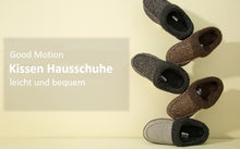 Lade das Bild in den Galerie-Viewer, GOOD MOTION »Winter Hausschuhe, Hüttenschuhe, Pantoffeln für Garderobe« Plüsch Hausschuhe rutschfest