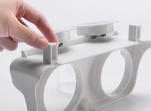 Lade das Bild in den Galerie-Viewer, CRELIV Haartrockner Ständer für BADEZIMMER, Haartrockner Halterung mit Kabelhalter, Fönhalter mit einem Mundbecher an der Wand. OHNE Bohren