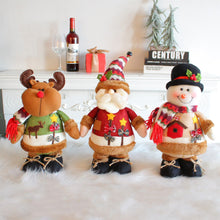Lade das Bild in den Galerie-Viewer, Creliv Weihnachtsmann für Garderobe, 3 Weihnachtspuppe, Schneemann-Figur, Weihnachtsgeschenk, teilweise handgefertigt