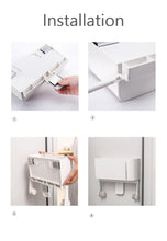 Lade das Bild in den Galerie-Viewer, CRELIV Küchenrollenhalter, Magnetischer Rollenhalter für Küche, Küchenpapierhalter mit 2x Aufbewahrungsfäche, starke Magnetkraft, ideal für Kühlschrank