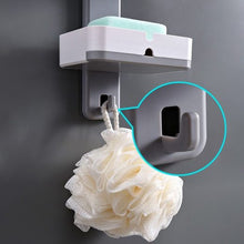 Lade das Bild in den Galerie-Viewer, CRELIV Seifenschale (Doppelschicht) für BADEZIMMER oder KÜCHE, mit Schubladen-Tropfschale, Wasser fällt in der Unterplatte, OHNE Bohren Seifenablage mit Hacke, OHNE Bohren