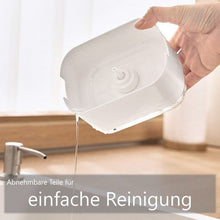 Lade das Bild in den Galerie-Viewer, CRELIV Spülmittelspender für Küche Aufbewahrung, 2-in-1 Dosierspender mit Schwammhalter (1-tlg), Einhand-Bedienung durch das ''DRÜCKEN & PUMPEN'' Design