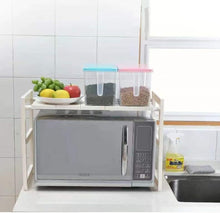 Lade das Bild in den Galerie-Viewer, CRELIV Küchenregal mit 2 Körben (ausziehbar, Höhenverstellung) für KÜCHE, Multifunktionales Küche Aufbewahrungsregal, Höhe und Breite nach Wunsch verstellbar, ideal für Unter des Spülbeckens