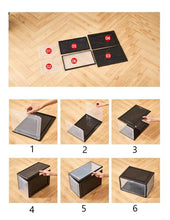 Lade das Bild in den Galerie-Viewer, CRELIV Schuhbox (ab 2 Stück), hochwertige Schuhkiste, Schuhaufbewahrung als idealer Ersatz von Schuhschrank, Stapelbox mit magnetischer Seitenöffnung für Garderobe, für Schuhe bis Größe 48