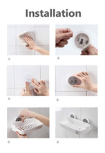 Lade das Bild in den Galerie-Viewer, CRELIV Badorganizer für BADEZIMMER oder KÜCHE, Multifunktionales Aufbewahrung-Gestell an der Wand, Belüftung und Entwässerung, OHNE Bohren