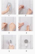 Lade das Bild in den Galerie-Viewer, CRELIV Spurloser Wandhaken (ab 2 Stück) für Badezimmer & Küche, OHNE Bohren