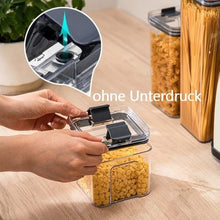 Lade das Bild in den Galerie-Viewer, CRELIV Vorratsdose 6 Stück für KÜCHE, Aufbewahrungsbox aus Plastik mit Deckel, Luftdicht & Stapelbar, BPA Frei, schön Geschenkbox verpackt, 1 Packung, 6-tlg., Kühlschrank geeignet