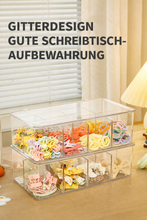 Lade das Bild in den Galerie-Viewer, CRELIV Allzweckkiste Organizer mit Fächern – Stapelbare Aufbewahrungsbox
