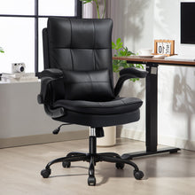 Lade das Bild in den Galerie-Viewer, CRELIV Bürostuhl ergonomisch, Lendenkissen, 125° Wippfunktion, höhenverstellbar, 360° drehbar
