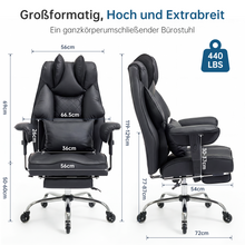 Lade das Bild in den Galerie-Viewer, Ergonomischer XXL-Bürostuhl für Arbeit und Entspannung
