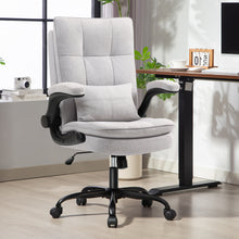 Lade das Bild in den Galerie-Viewer, CRELIV Bürostuhl ergonomisch, Lendenkissen, 125° Wippfunktion, höhenverstellbar, 360° drehbar
