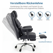 Lade das Bild in den Galerie-Viewer, Ergonomischer XXL-Bürostuhl für Arbeit und Entspannung
