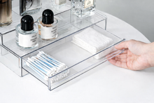 Lade das Bild in den Galerie-Viewer, CRELIV Make-Up Organizer mit Schublade – 3-stufiger Kosmetik-Aufsteller
