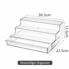 Lade das Bild in den Galerie-Viewer, CRELIV Make-Up Organizer mit Schublade – 3-stufiger Kosmetik-Aufsteller
