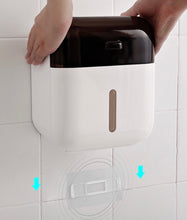 Lade das Bild in den Galerie-Viewer, CRELIV Toilettenpapierhalter mit Schubladenfach und Handyhalter, für Badezimmer, OHNE Bohren
