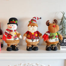 Lade das Bild in den Galerie-Viewer, Creliv Weihnachtsmann für Garderobe, 3 Weihnachtspuppe, Schneemann-Figur, Weihnachtsgeschenk, teilweise handgefertigt
